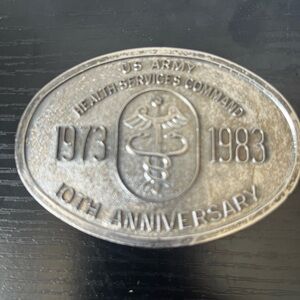 US Army Health Services Command Belt Buckle